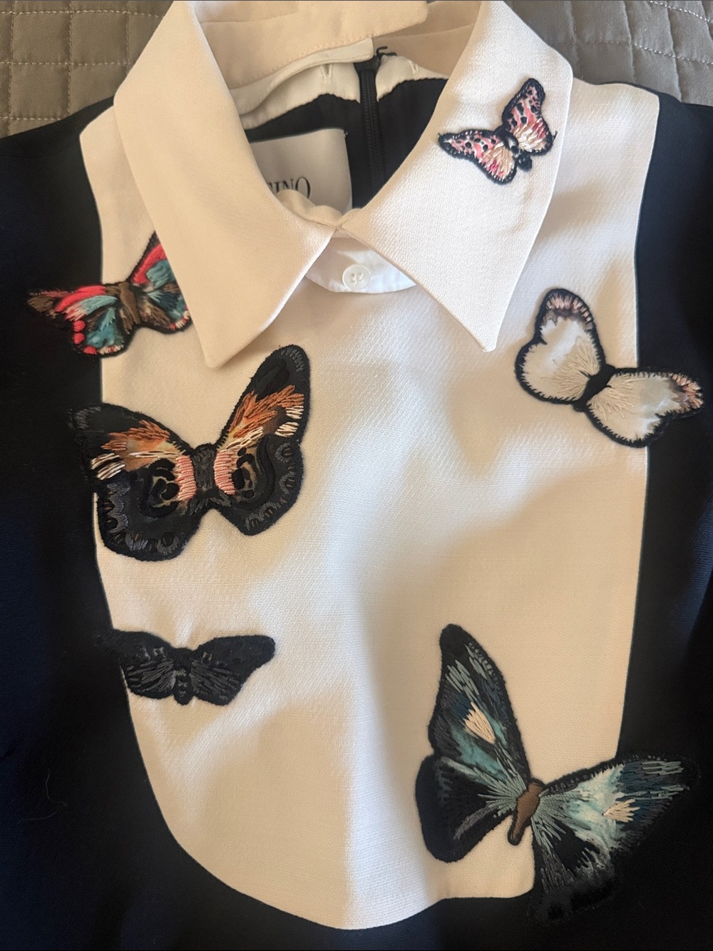 Valentino Garavani butterfly wool blend dress - Picture 6 of 6